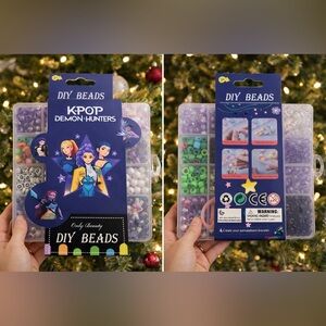 KPOP Demon Hunters DIY Beads Jewelry Making Kit Bracelet Craft Set